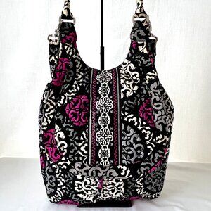 Vera Bradley Canterberry Magenta Shoulder and Backpack Style Bag, Like New!